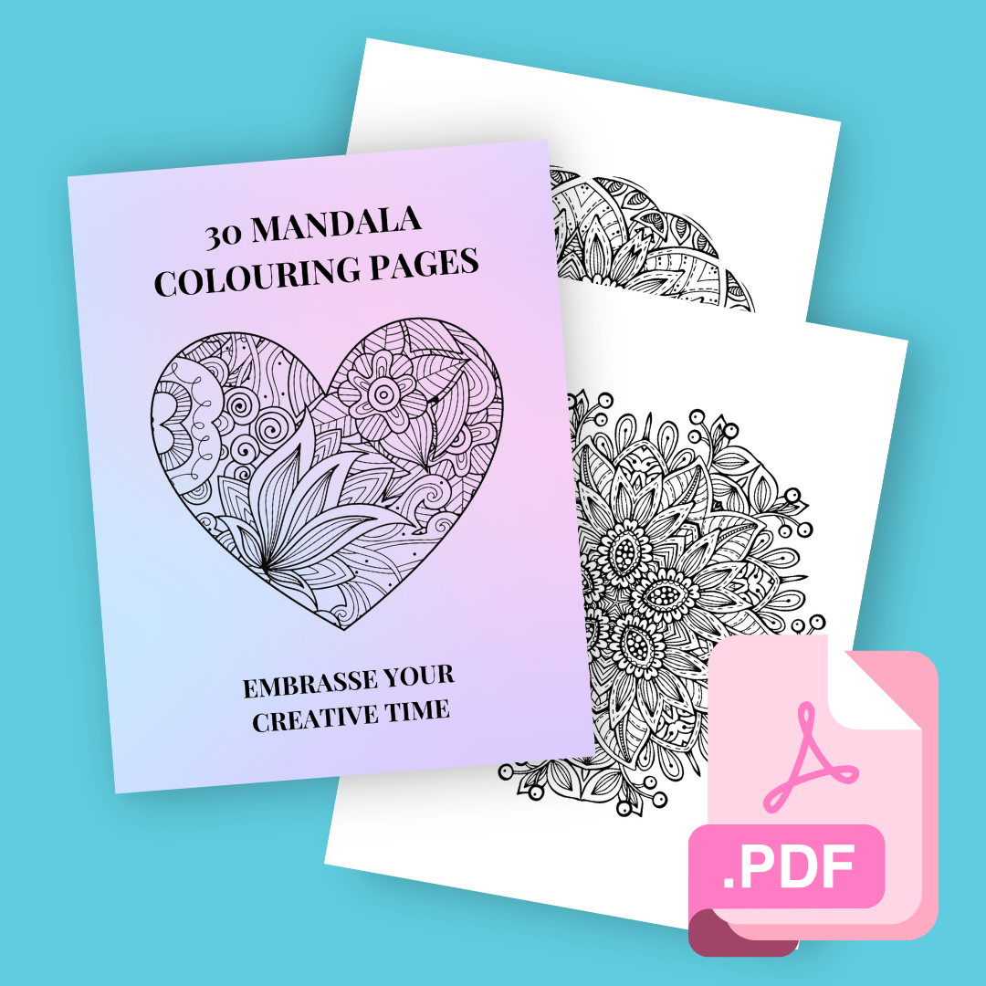 Colouring Pages - 30 Mandalas