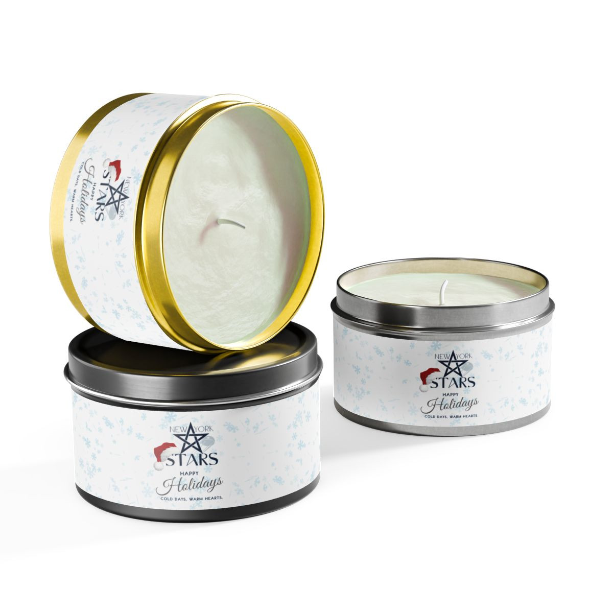 NY Stars Christmas Candle (8oz)