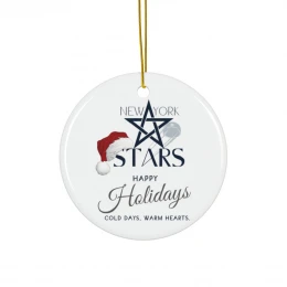 NY Stars Christmas Ornament