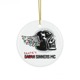 Santa's Sinners (Satan's Sinners) Christmas Ornament