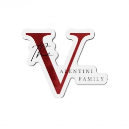 Valentini Logo Die-Cut Magnets