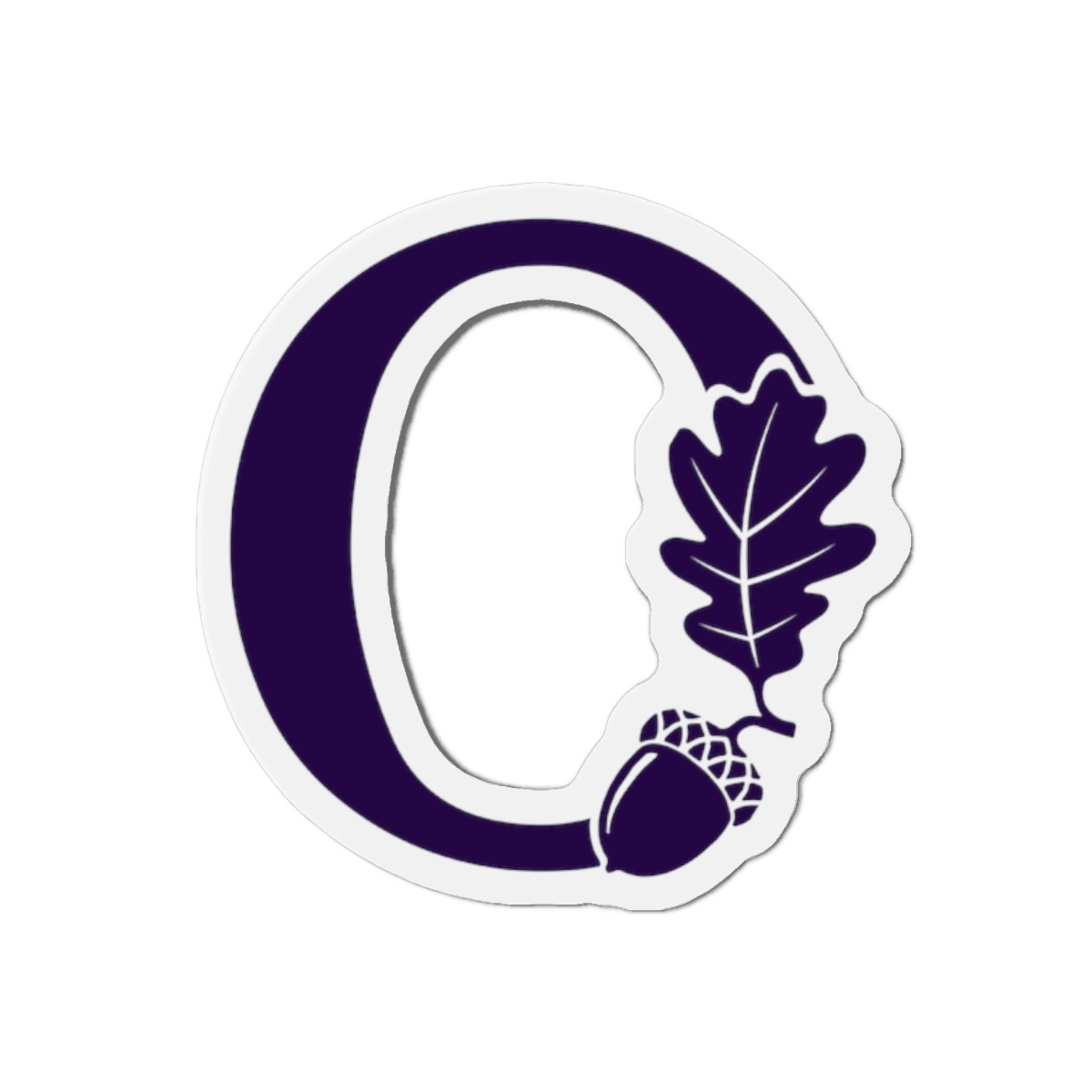Oakwood Logo Die-Cut Magnet