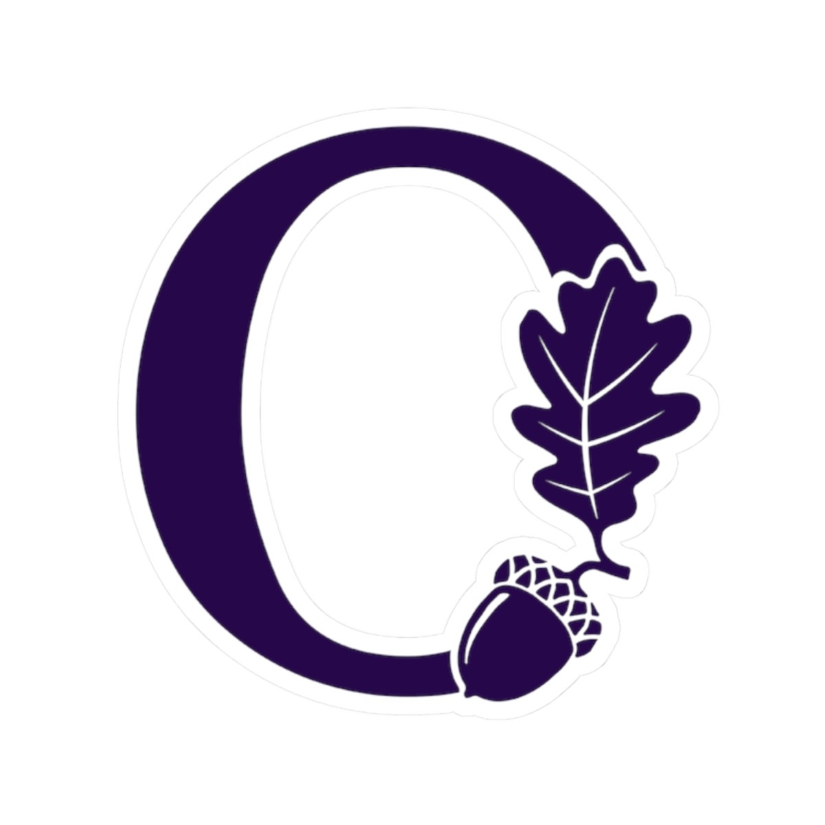 Oakwood Logo Kiss-Cut Sticker