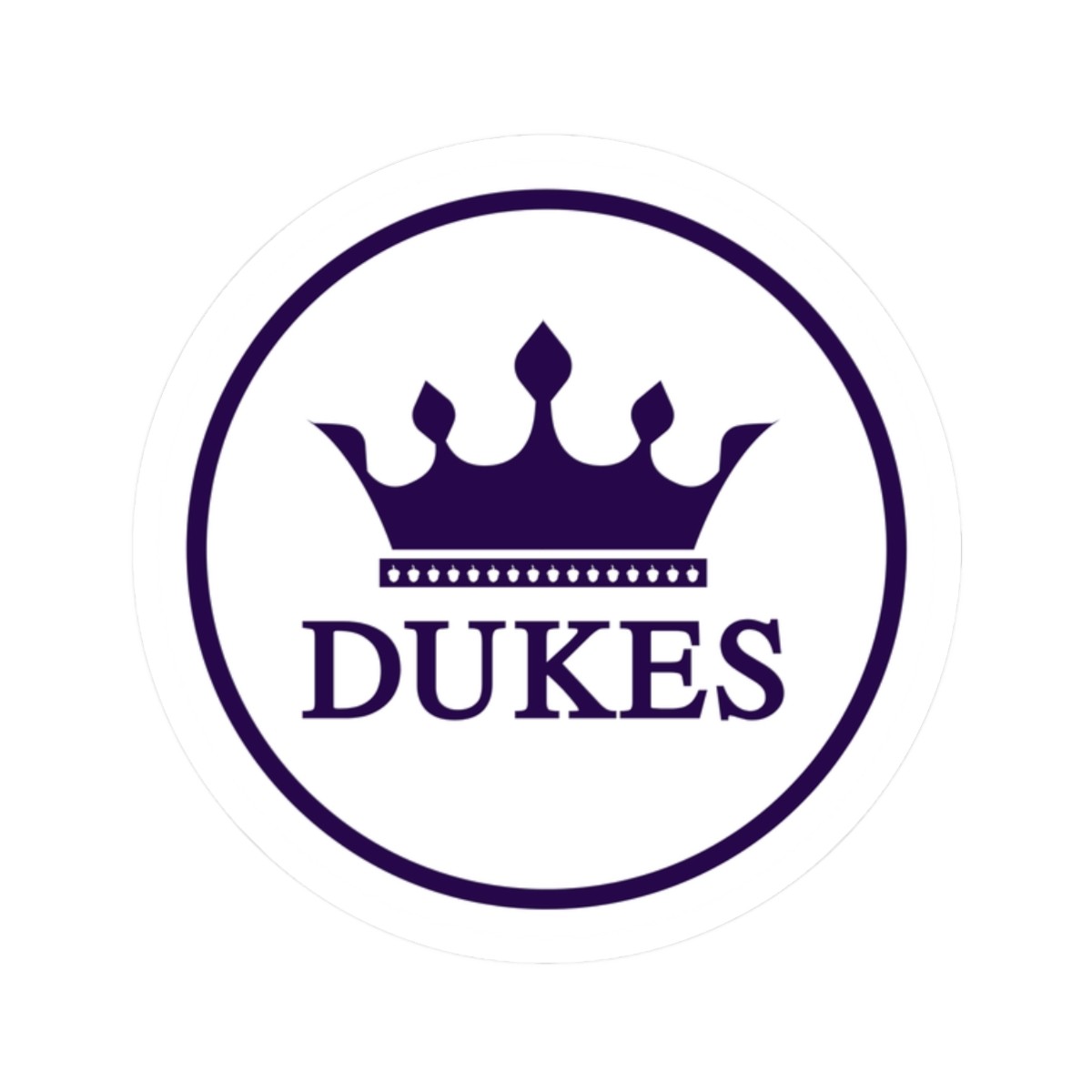 Oakwood Dukes Kiss-Cut Stickers
