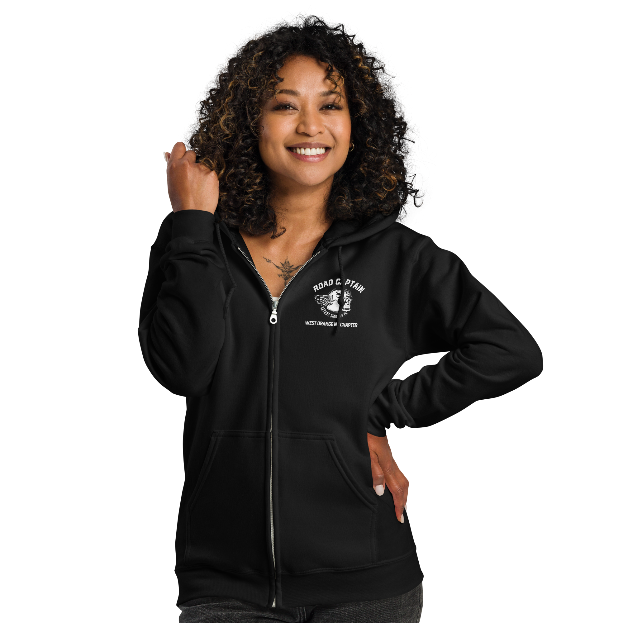 Road Captain West Orange Unisex heavy blend zip hoodie