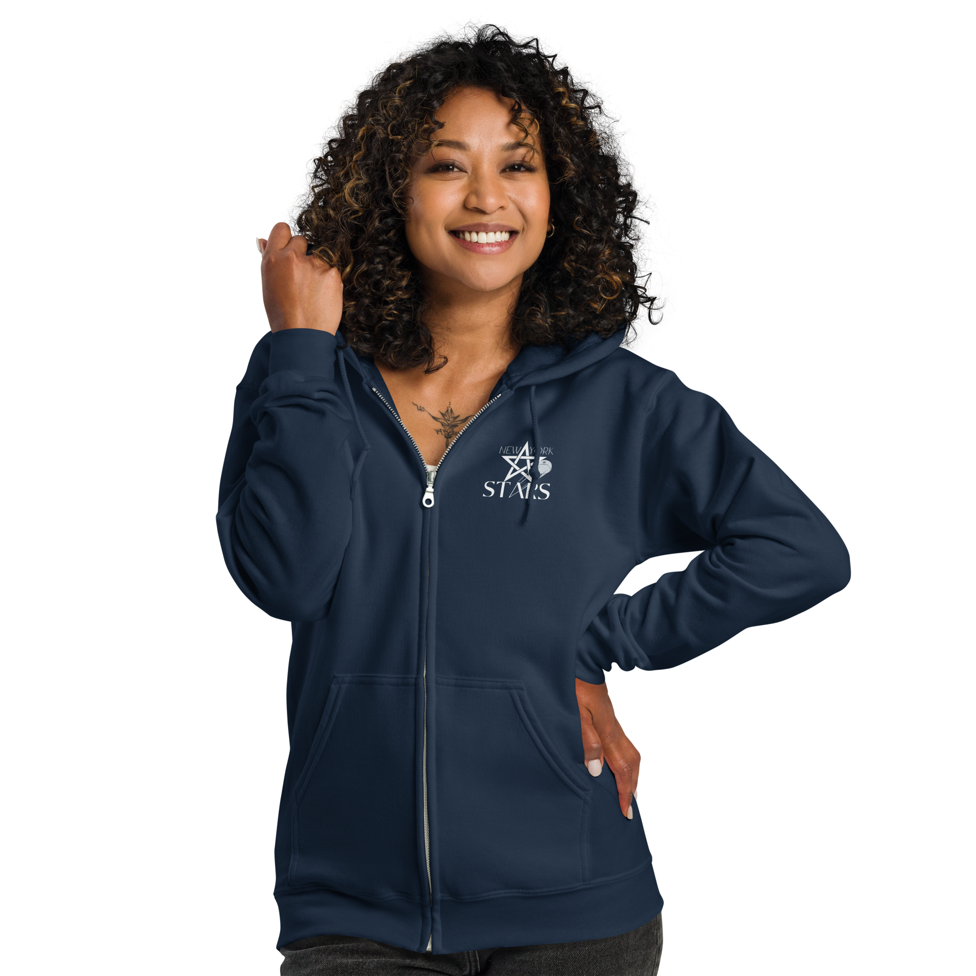 NY Stars Unisex heavy blend zip hoodie