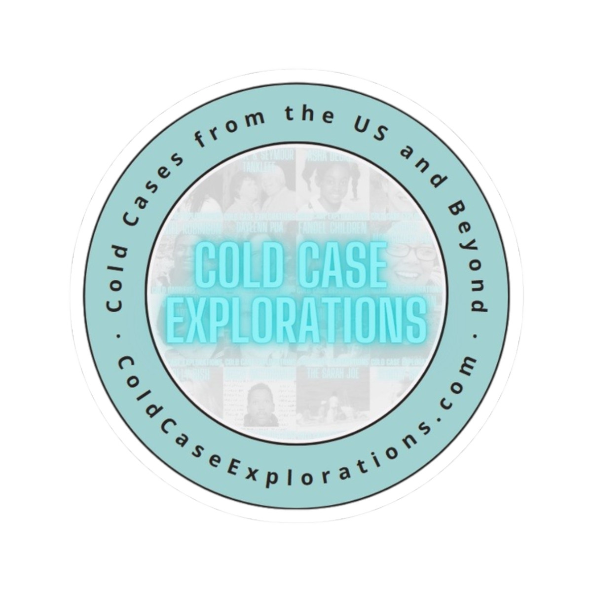 Cold Case Explorations Stickers - Stickers for True Crime Supporters