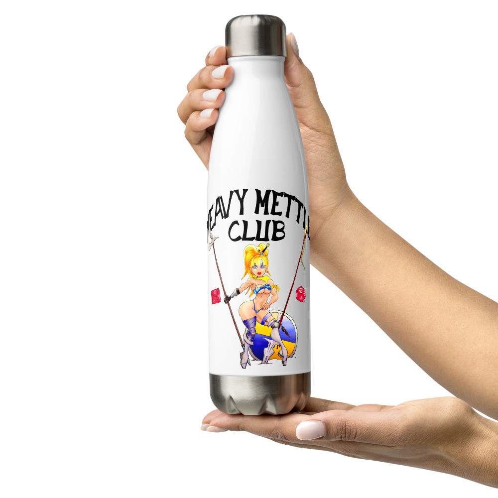 HEAVY METTLE CLUB Stainless steel water bottle