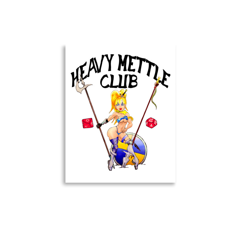 HEAVY METTLE CLUB Poster