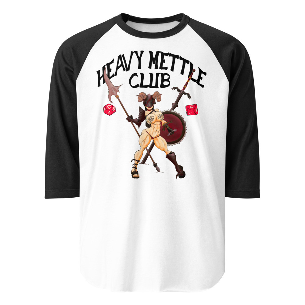 HEAVY METTLE CLUB (EVIL CAMPAIGN) 3/4 sleeve raglan shirt