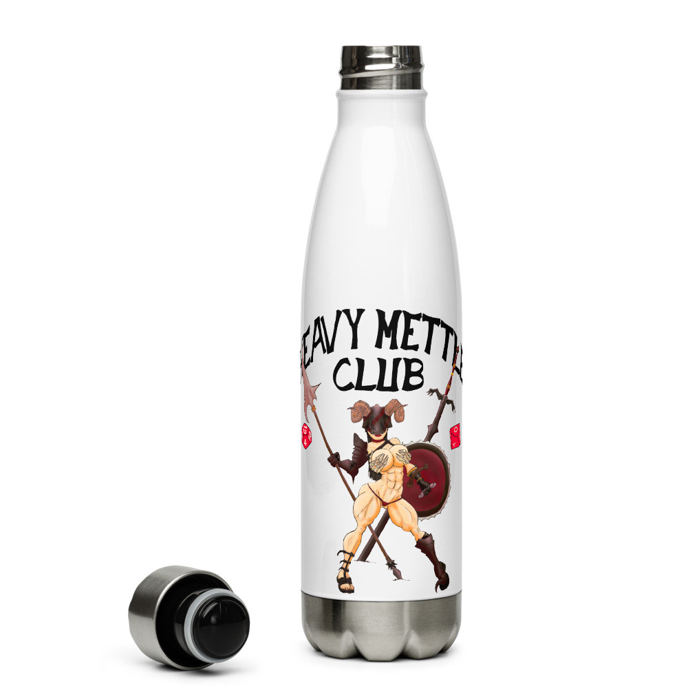 HEAVY METTLE CLUB (EVIL CAMPAIGN) Stainless steel water bottle