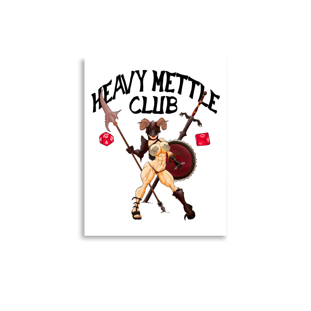 HEAVY METTLE CLUB (EVIL CAMPAIGN) Poster