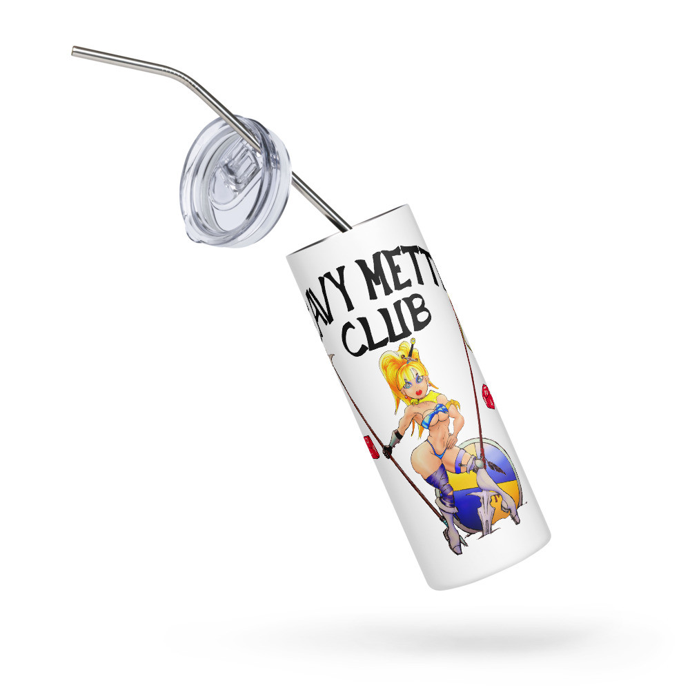 HEAVY METTLE CLUB Stainless steel tumbler