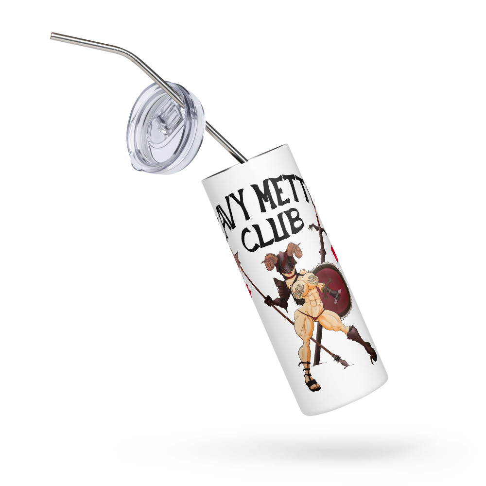 HEAVY METTLE (EVIL CAMPAIGN) Stainless steel tumbler