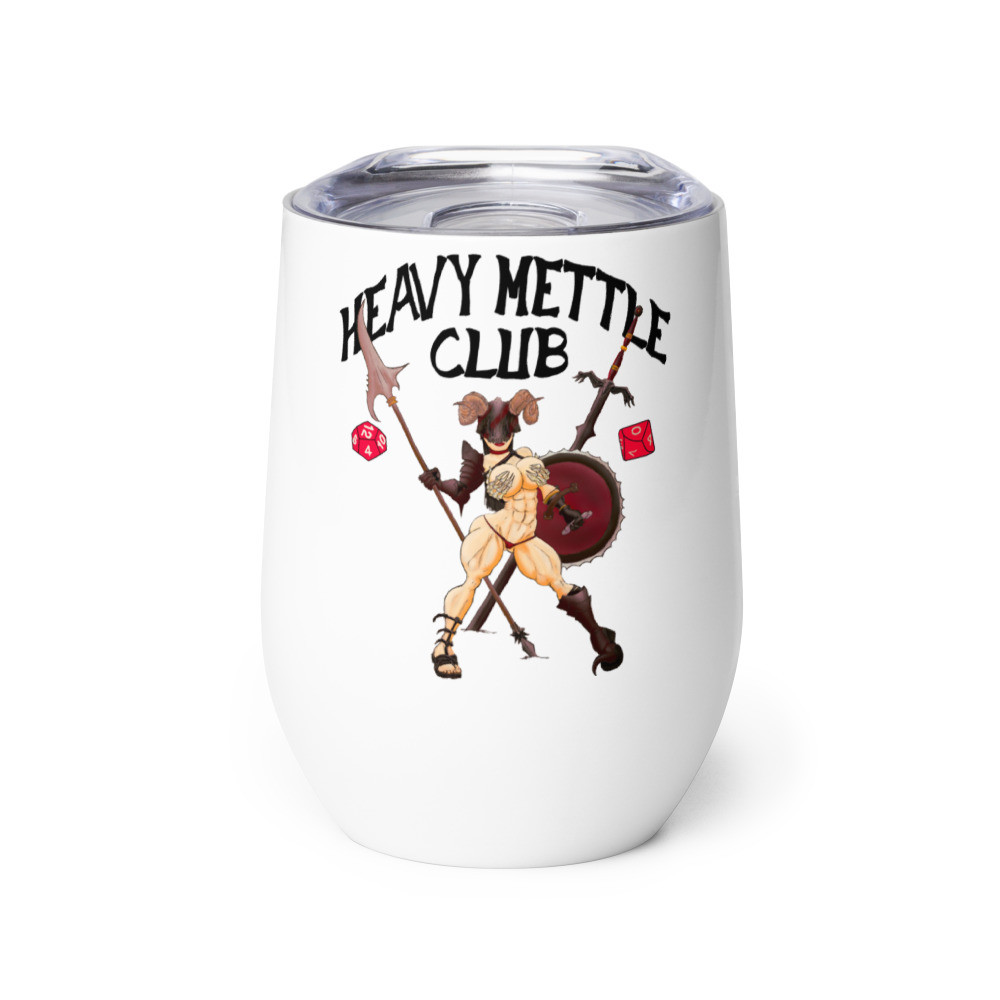 HEAVY METTLE (EVIL CAMPAIGN) Wine tumbler