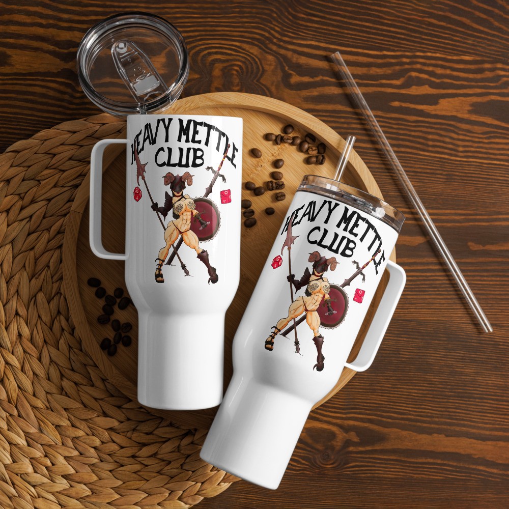 HEAVY METTLE (EVIL CAMPAIGN) Travel mug with a handle copy copy