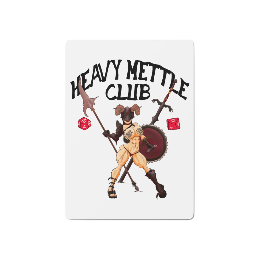 HEAVY METTLE (EVIL CAMPAIGN) Poker playing cards