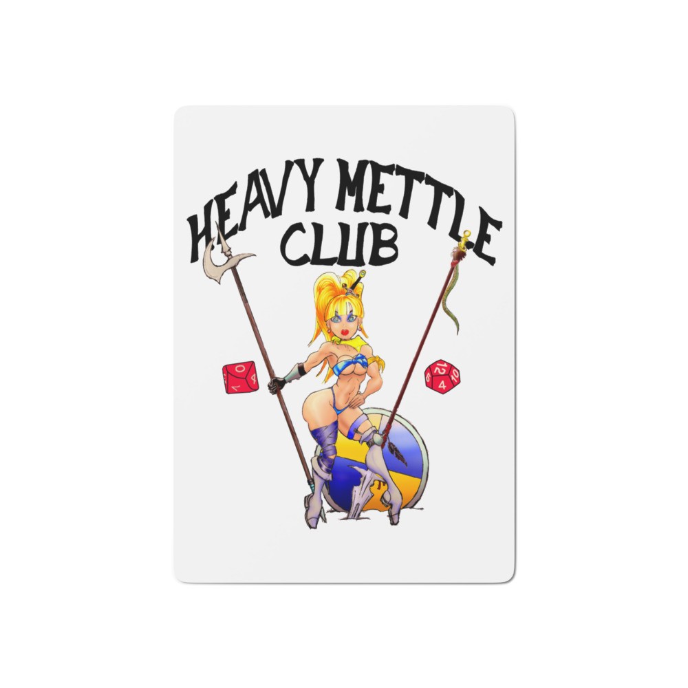 HEAVY METTLE Poker playing cards