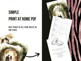 Wedding  Guest Planner Downloadable_Traditional