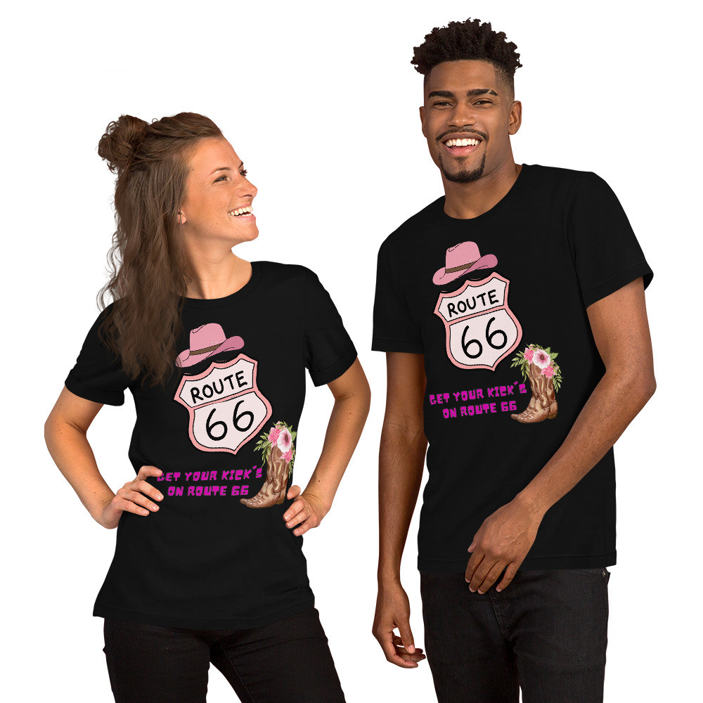 Get Your Kicks On Route 66 Unisex t-shirt