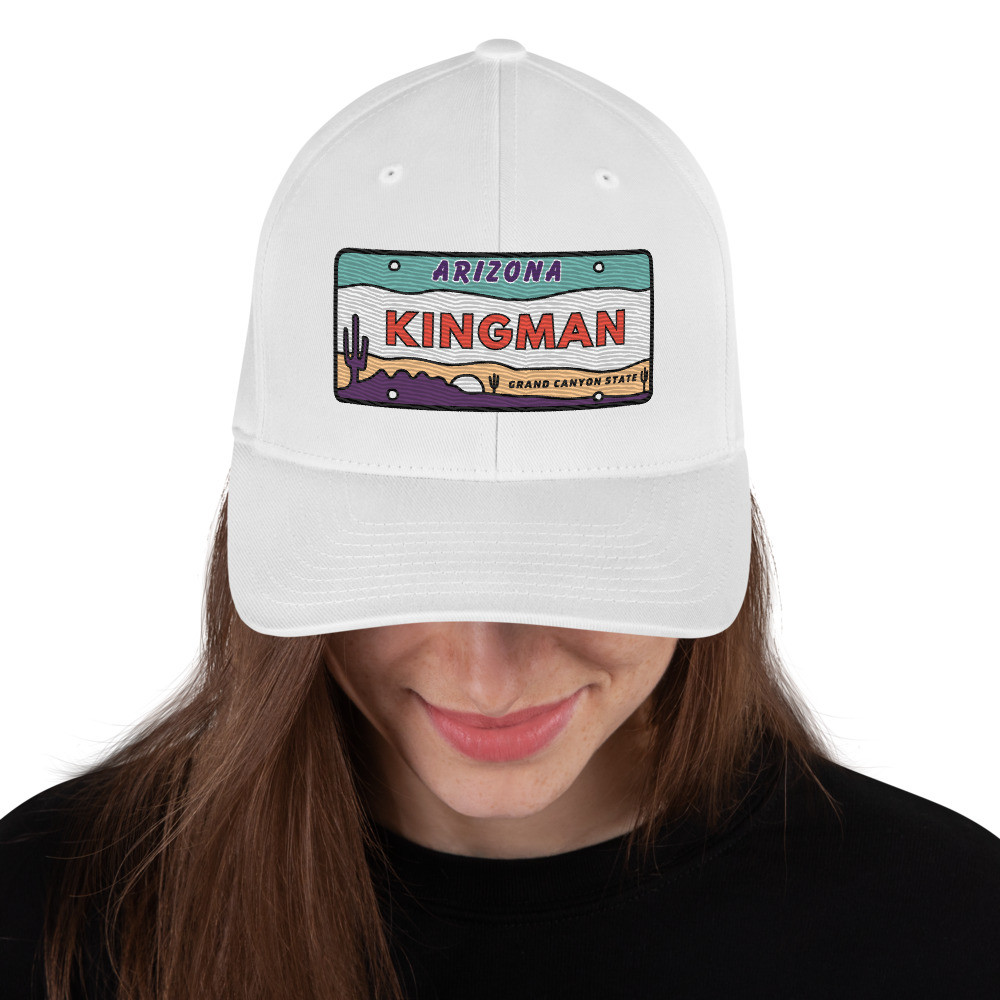 Kingman Arizona License Plate Structured Twill Cap