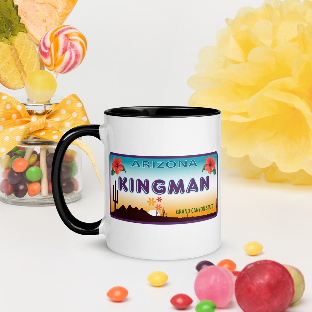 Kingman Arizona Mug with Color Inside