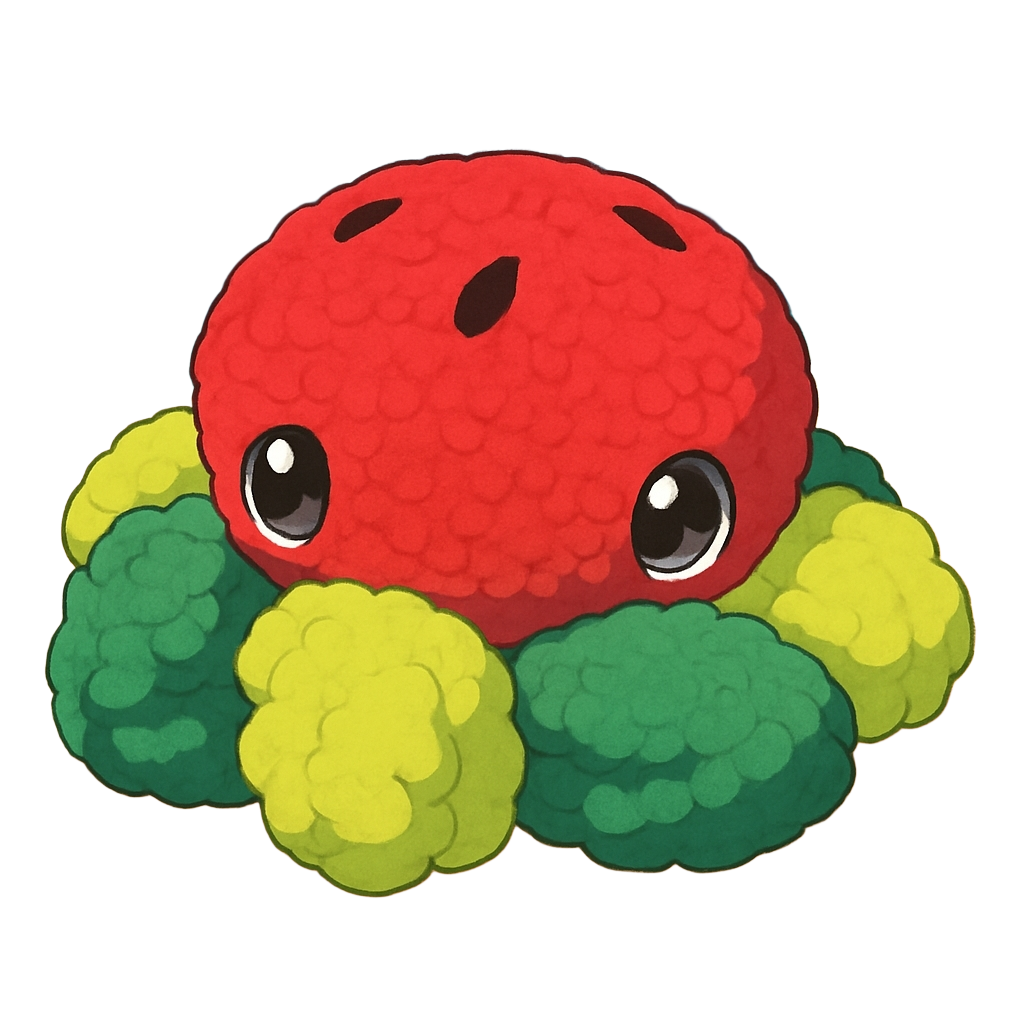 Fruit themed Octo Boi