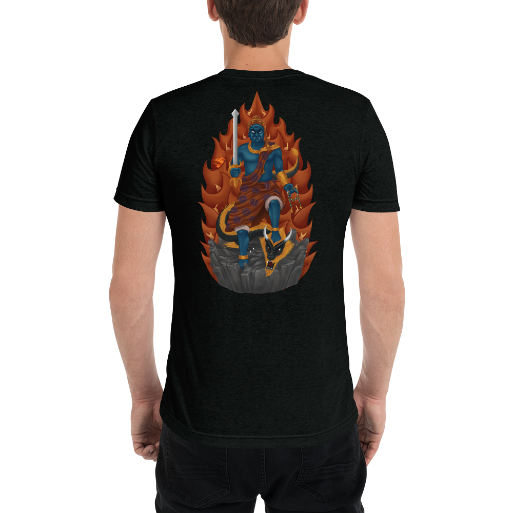 Obstacle Subduing Fudo Myoo Tri-Blend T-Shirt