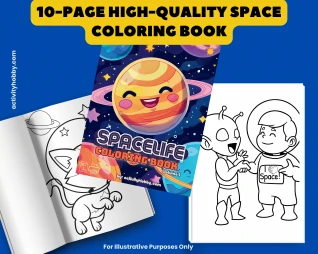 Spacelife Coloring Book Volume 1