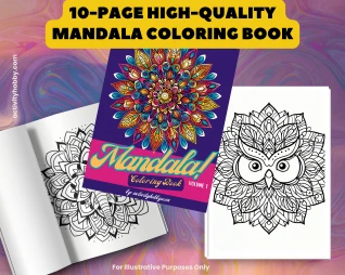Mandala Coloring Book Volume 1