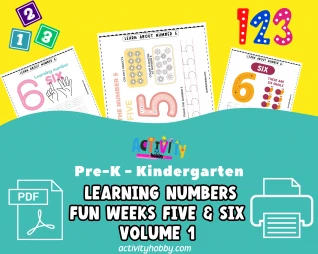Learning Numbers Fun Bundle - Weeks 5 & 6