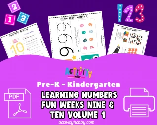 Learning Numbers Fun Bundle - Weeks 9 & 10