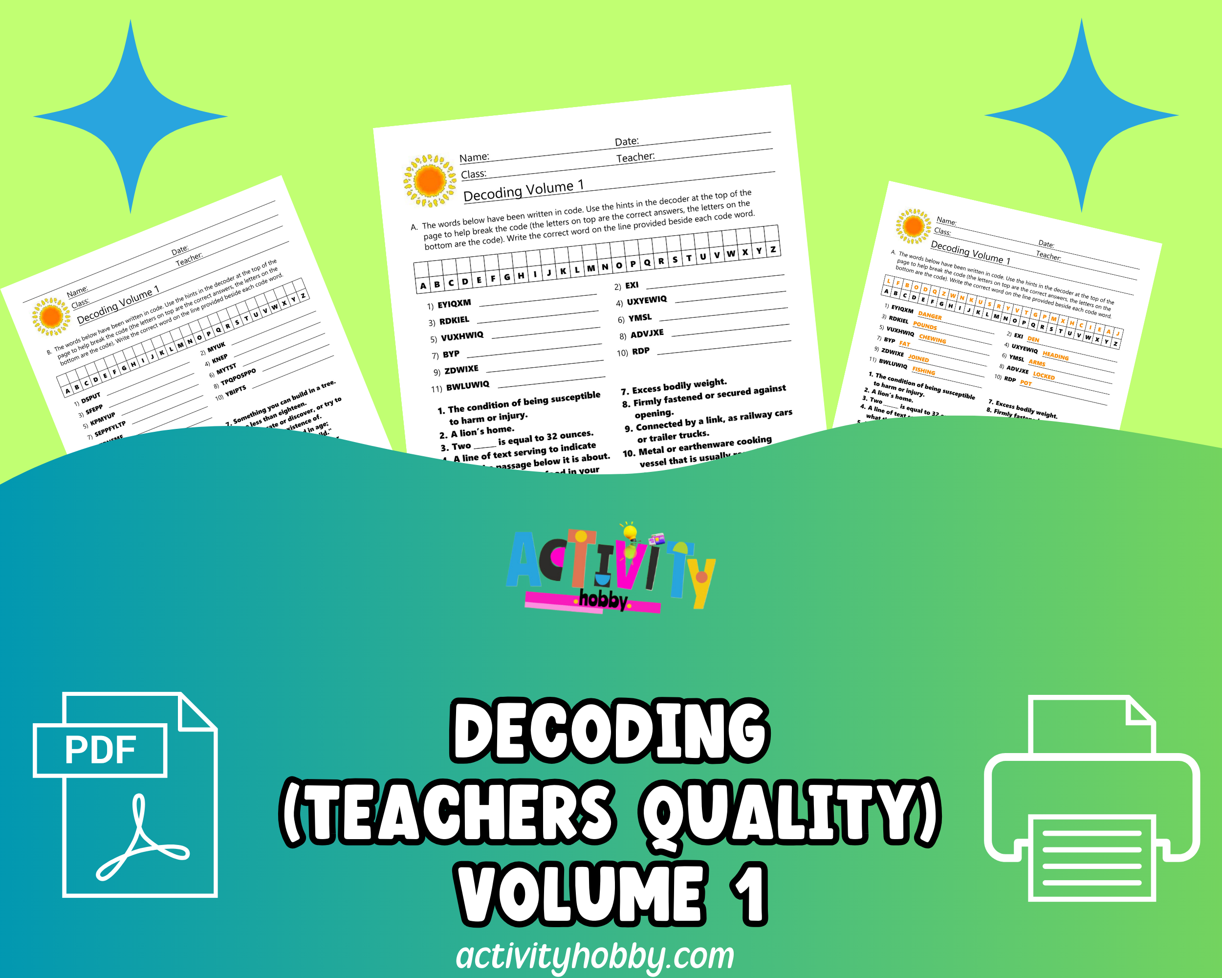 Decoding (Teachers Quality) Volume 1