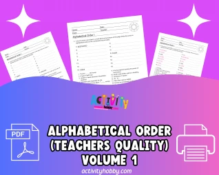Alphabetical Order (Teachers Quality) Volume 1