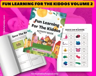 Fun Learning For The Kiddos Activity Book Volume 2