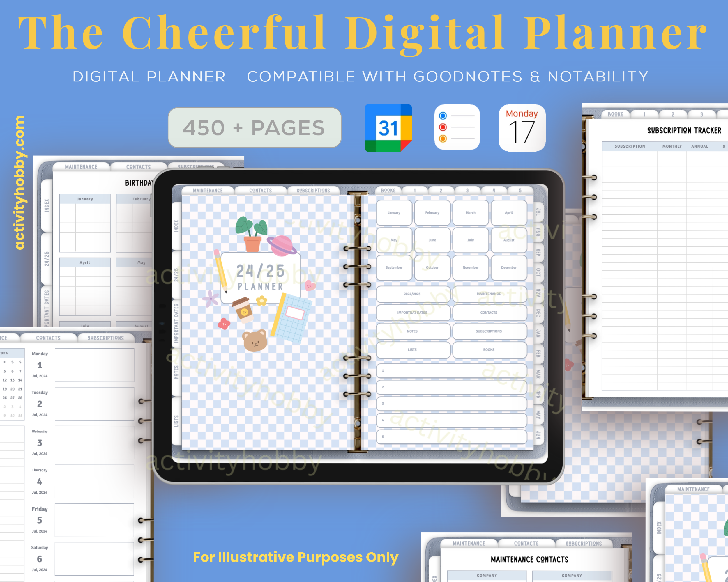 The Cheerful Digital Planner '24/'25