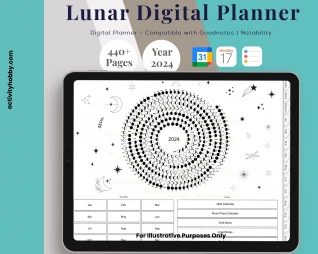 Lunar Digital Planner 2024