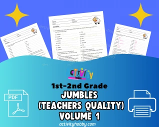 1st &  2nd Grade Jumbles Pack (Teachers Quality) Volume 1