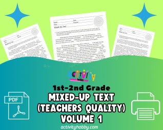 1st & 2nd Grade Mixed-Up Text Pack (Teachers Quality) Volume 1