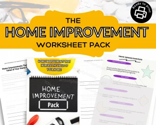 The Home Improvement Worksheet Pack