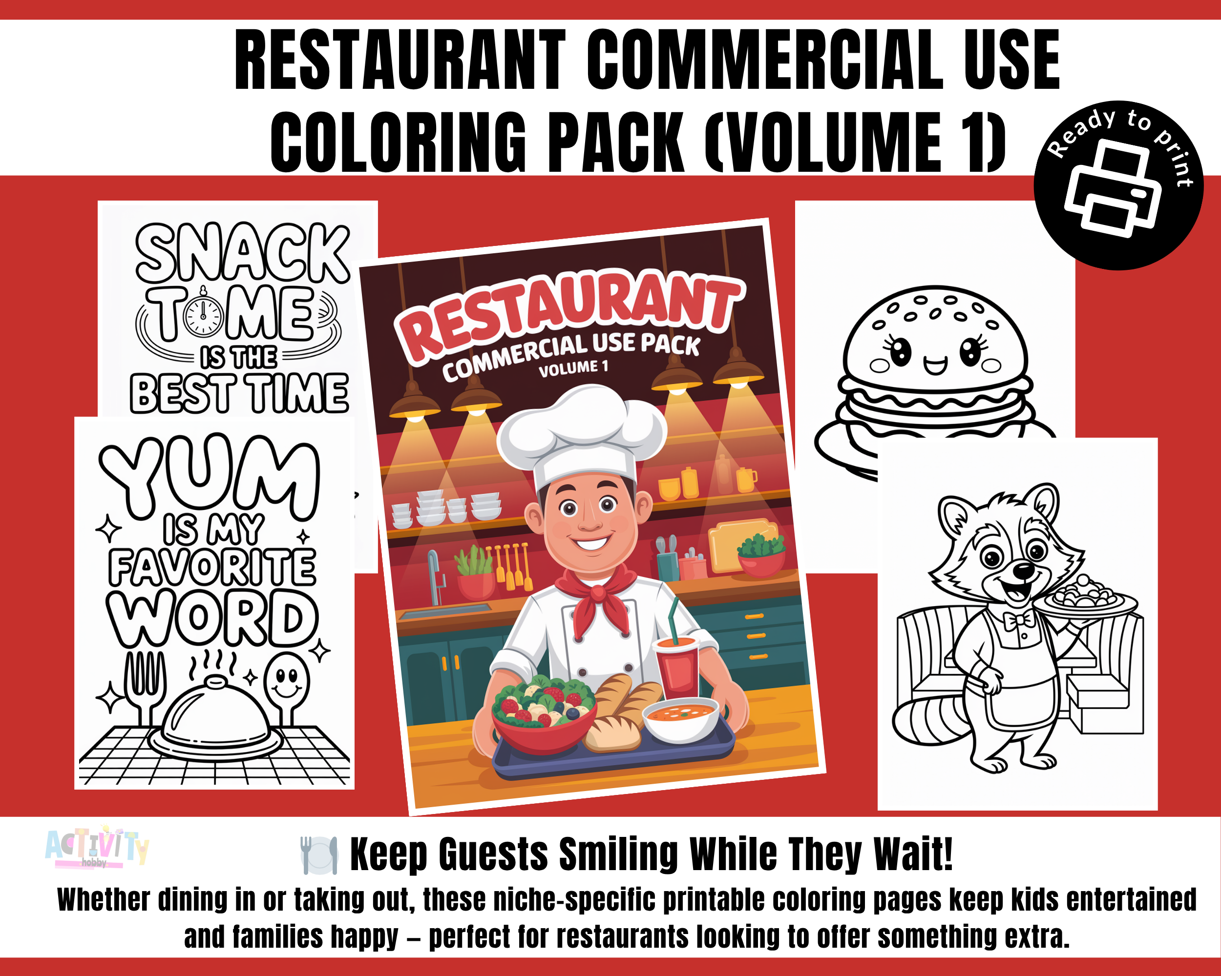 Restaurant Commercial Use Pack Volume 1