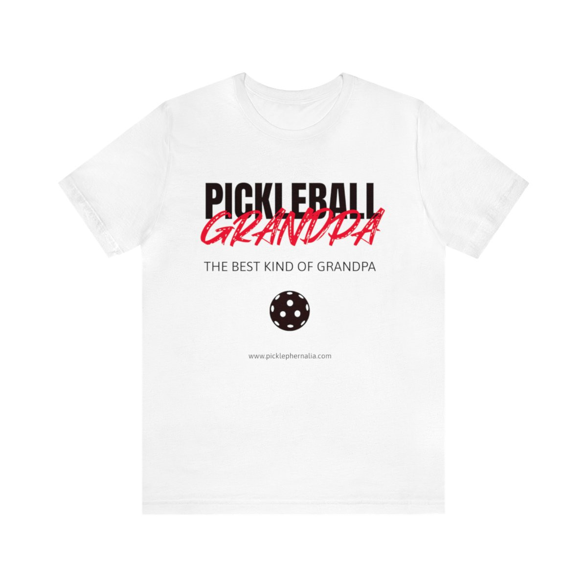 Picklelball Grandpa, the best kind of grandpa. Funny t-shirt. Unisex Jersey Short Sleeve Tee