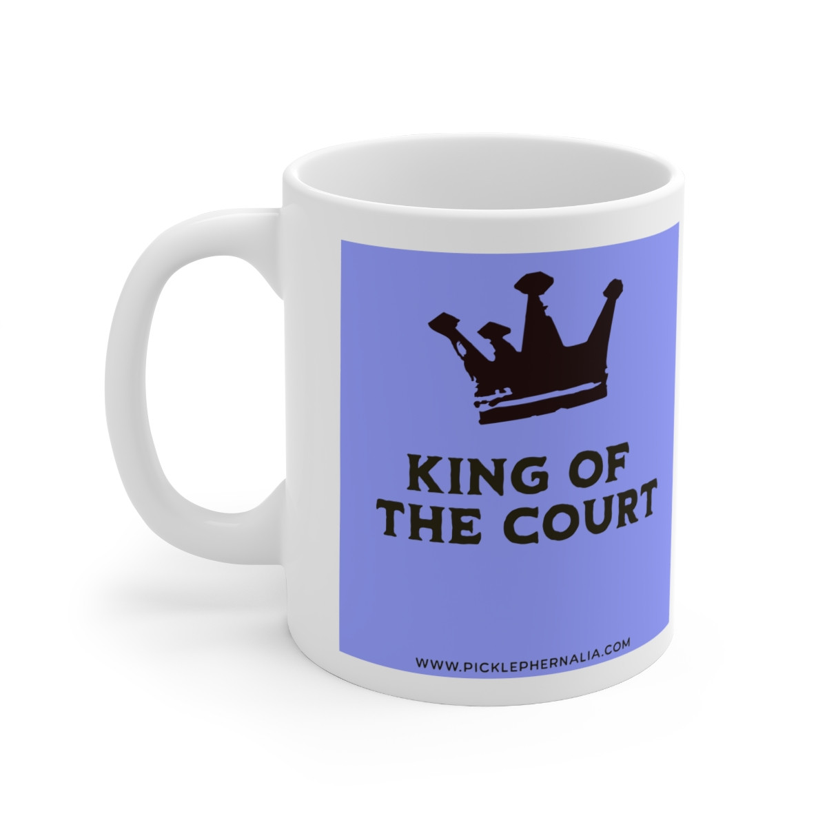 King of the Court, Pickleball Ceramic Mug 11oz