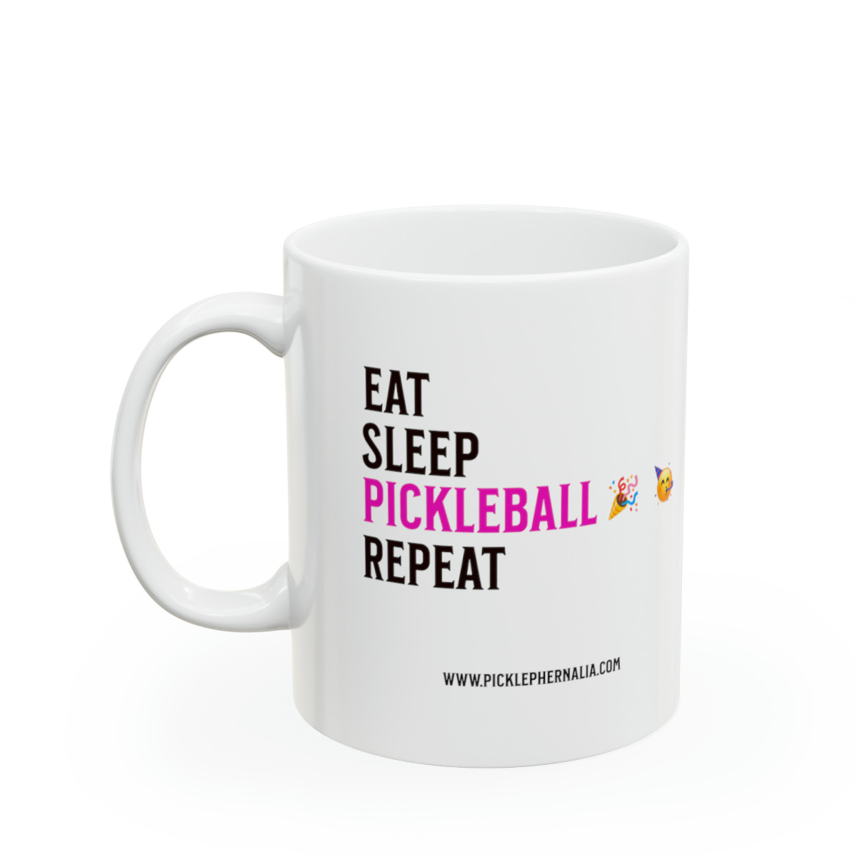 Eat. Sleep. Pickleball. Repeat. Ceramic Mug 11oz
