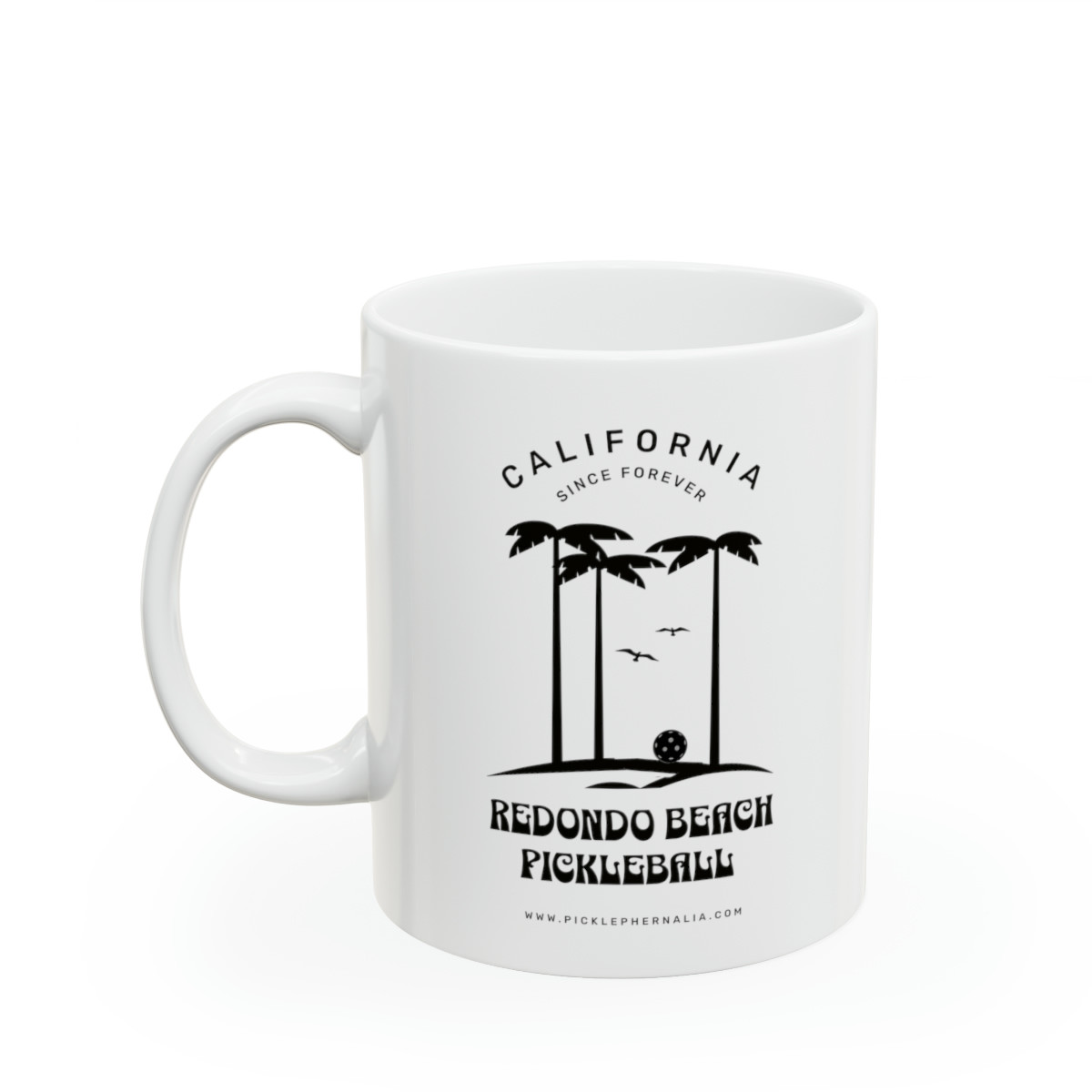 Redondo Beach Pickleball.  Pickleball Ceramic Mug 11oz