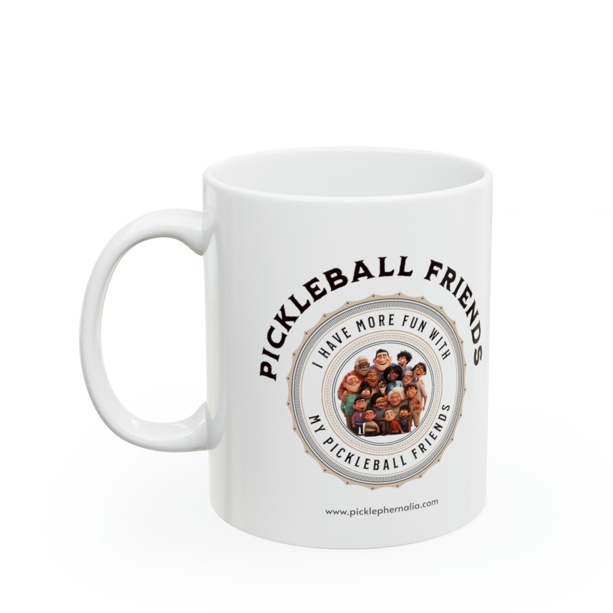 Pickleball Friends..  Pickleball Ceramic Mug 11oz
