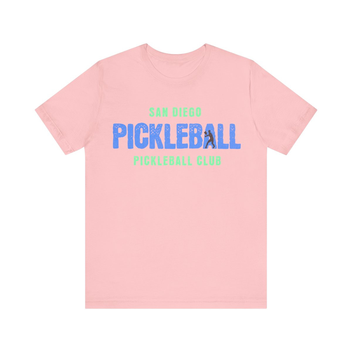 San Diego Pickleball CLub. Men and women's pickleball funny t-shirt.  Unisex Jersey Short Sleeve Tee. Great gift.