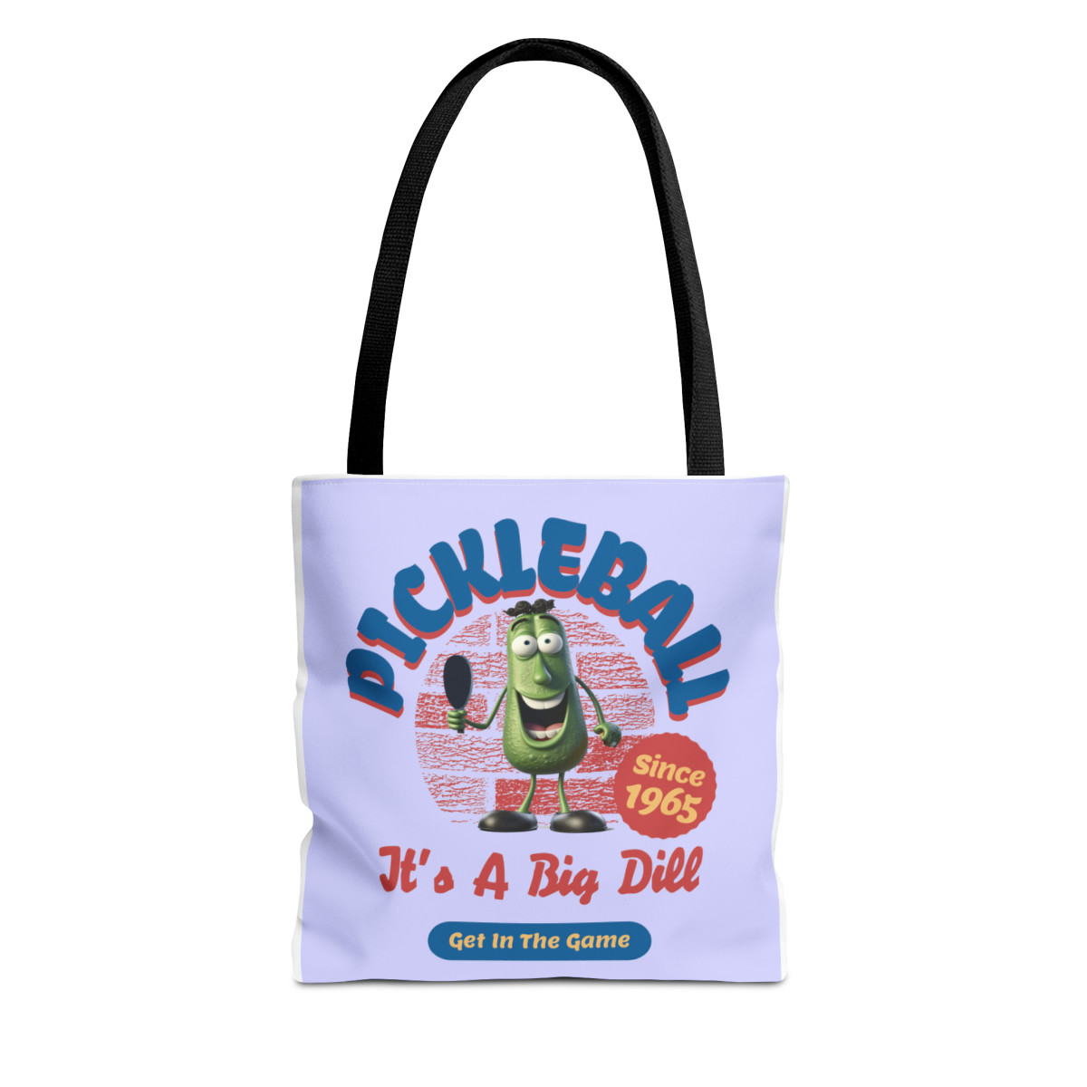 Pickleball.  It's a big dill. TOTE BAG (AOP)