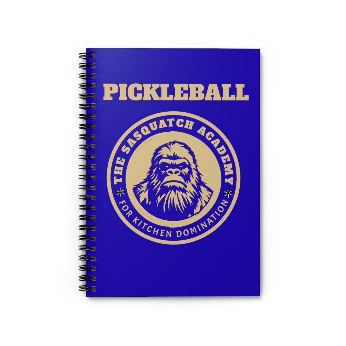 The Sasquatch Academy for kitchen domination. Spiral Notebook - Ruled Line