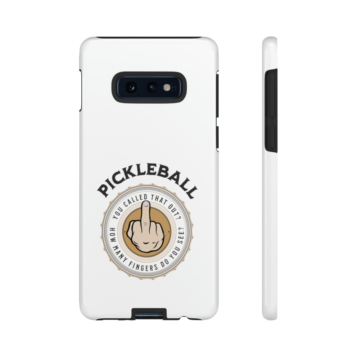 Pickleball. YOU CALLED THAT OUT? How many fingers you see? Tough Cases